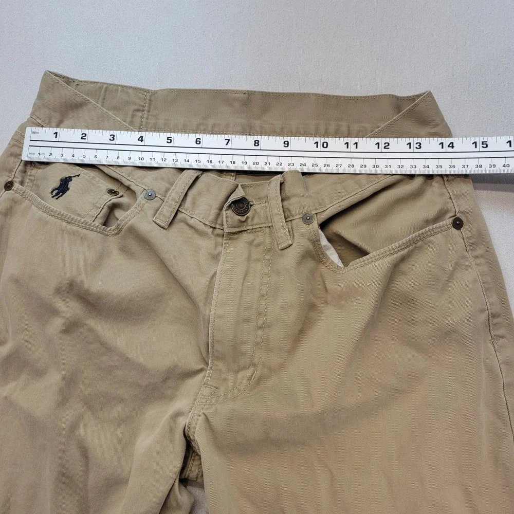 Polo Ralph Lauren Pants Mens 30x30 Tan Khaki Authentic Dungarees Straight Chino